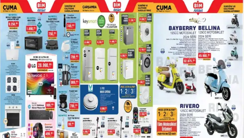 BİM'in 4-7 Mart Aktüel Ürünler Kataloğu ile Cüzdanınız Rahatlayacak!
