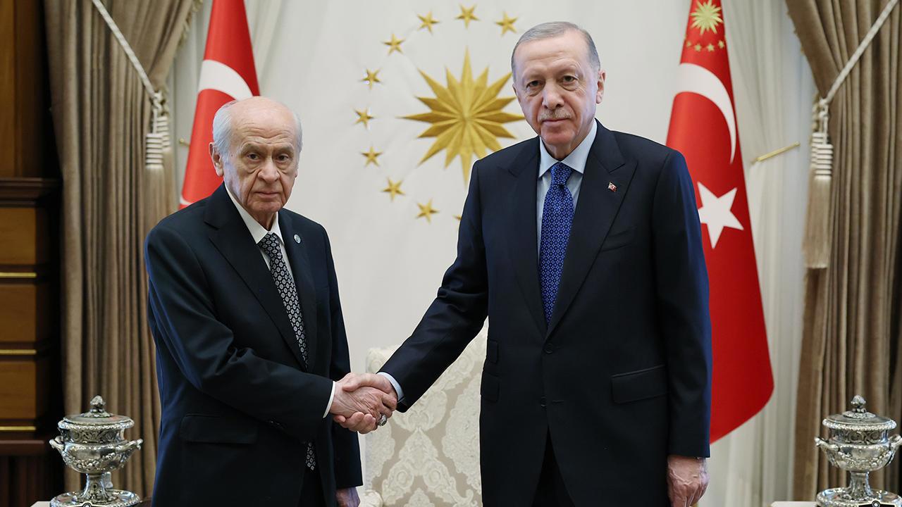 Cumhurbaşkanı Erdoğan ve Bahçeli Arasında Görüşme