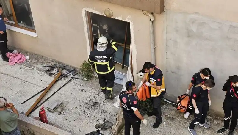 Zonguldak'ta Güçlü Patlama, Şehirde Korku Dolu Anlar Yaşandı