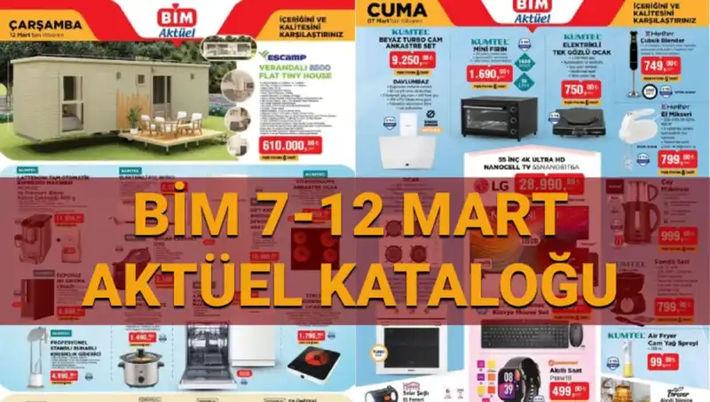 BİM Aktüel Kataloğu 11-12 Mart: Kaçırılmayacak Fırsatlar Geliyor