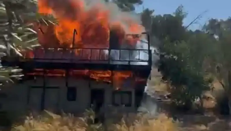 Bodrum'da Yangın Paniği: Ekipler Seferber Oldu