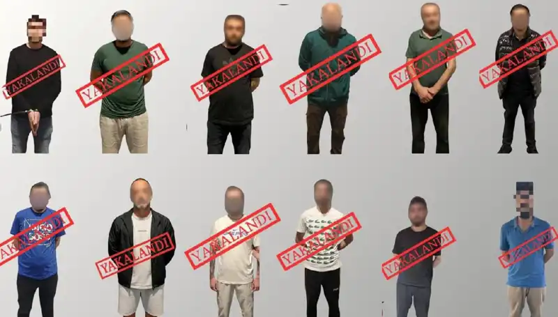 Kırmızı Bültenle Aranan 12 Kişi Türkiye'de Ele Geçirildi!
