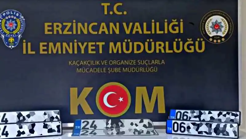 Erzincan’da Sahte APP Plakalarla Suç Organize Edildi: Operasyon Başlatıldı