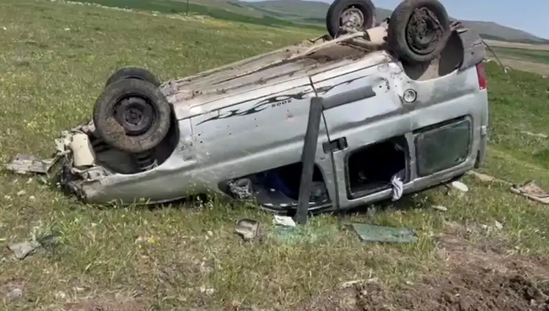 Konya'da Feci Kaza: Takla Atan Otomobilde 2 Yaralı