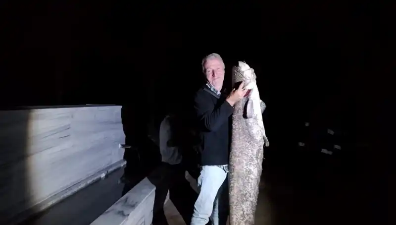 Barajda Şaşırtan Av: Oltaya Takılan 40 Kilo Ağırlığında Balık!