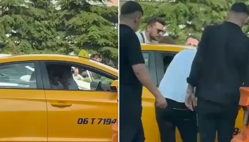 Trafikte Yaşanan Gerilim: Taksi Şoförüne Yumruk Attı!
