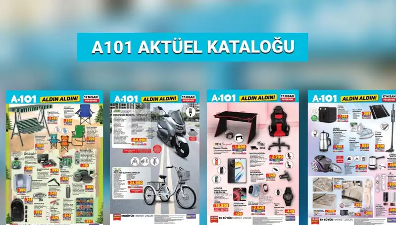 A101’in 17-24 Nisan Aktüel Kataloğu: Uygun Fiyatlarla Ev Eşyaları!