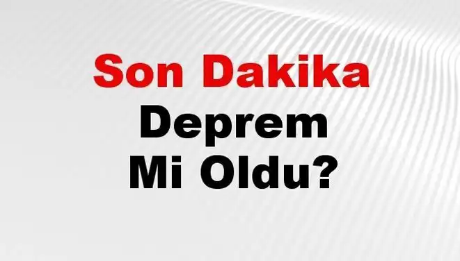 Hatay'da Son Dakika Deprem! Nerede ve Ne Şiddette Oldu?