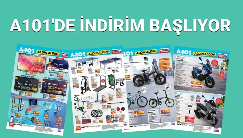 A101 12 Haziran Aktüel Kataloğu: Beyaz Eşya ve Daha Fazlası Yarın Satışta!