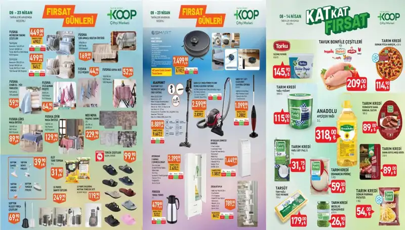 Tarım Kredi KOOP Marketleri’nin 12-23 Nisan Aktüel İndirimleriyle Alışveriş Keyfi