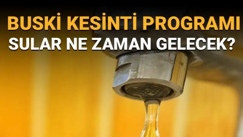 Bursa Nilüfer'de Sular Ne Zaman Gelecek? BUSKİ Duyurusu