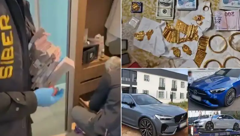 39 Şehirde Gözaltılar: Balya Balya Para ve Lüks Araçlar Ele Geçirildi!